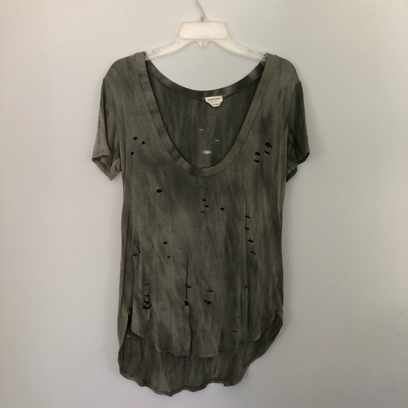 emory park Tops - Emory Park Distressed Acid Wash Tee